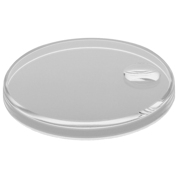 Plastikglas mit Lupe (innen Ø 31,50 mm) *alternativ*