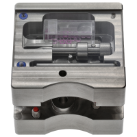 Milling and press-fitting device for bearing bush for Movement barrel bridge 7750