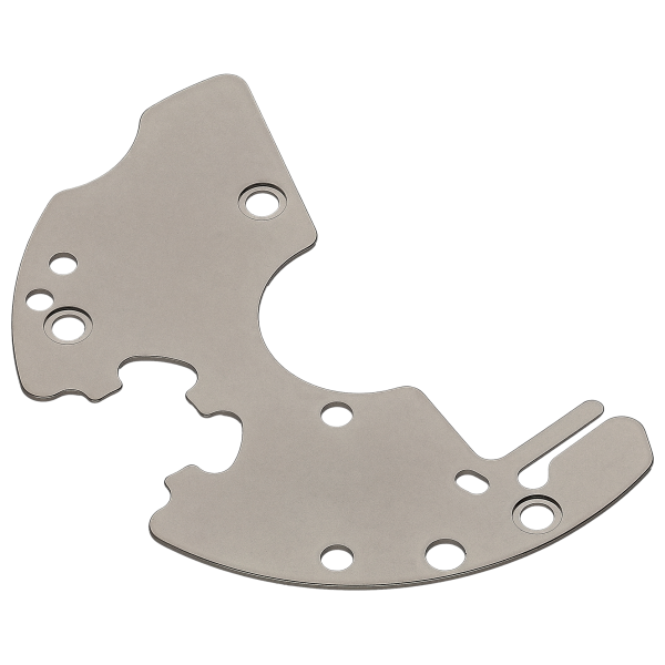 Halteplatte für Datumraste vernickelt