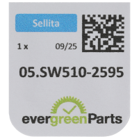 Halteplatte für Datumraste vernickelt