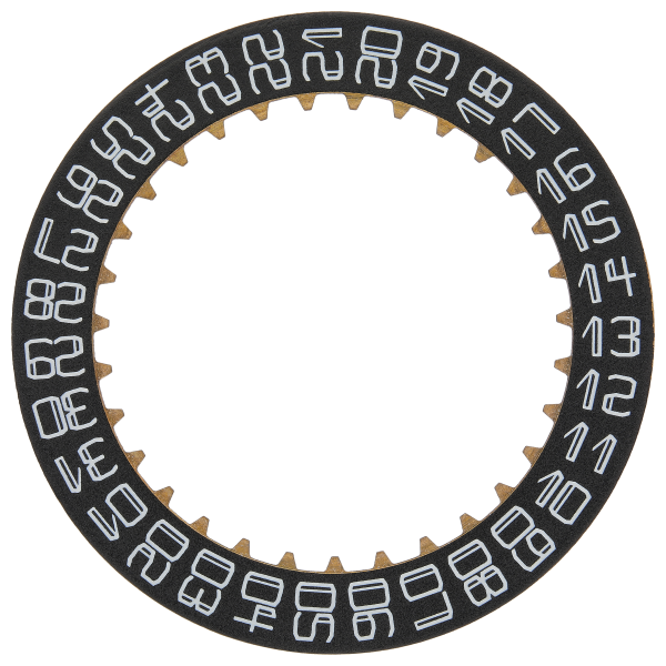 Datumanzeiger 3H Weiss / Schwarz