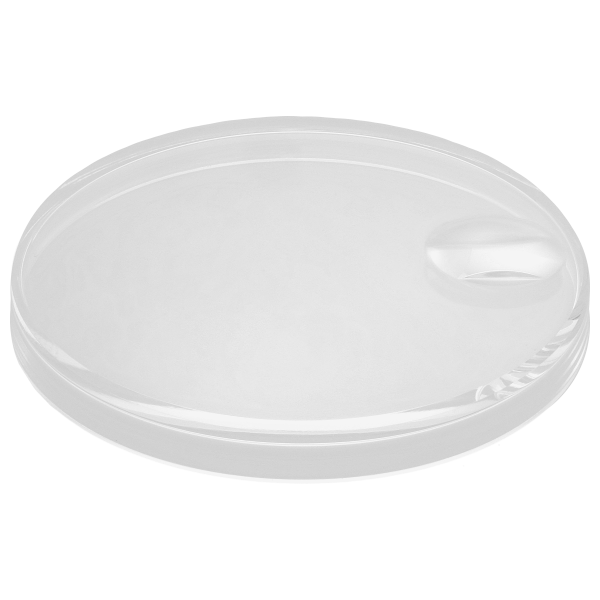Plastikglas mit Lupe (innen Ø 28,00 mm) *alternativ*