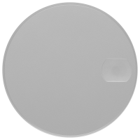 Saphirglas (&Oslash; 27,0 mm x &Oslash; 26,5 mm, H=1,50 mm) mit Dichtung (H=2,04 mm) *alternativ*