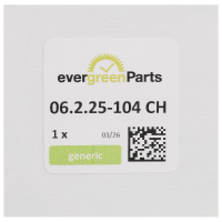 Plastik Glas - mit Lupe (Ø 25,50 mm, Ø 24,60 mm) *alternativ*