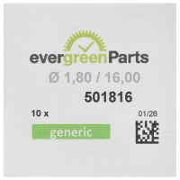 Federstege, L&auml;nge 16,00 mm, &Oslash; 1,80 mm (Swiss Made)