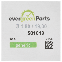 Federstege, L&auml;nge 19,00 mm, &Oslash; 1,80 mm (Swiss Made)