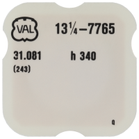 Freies Minutenrohr (h=3,40 mm)