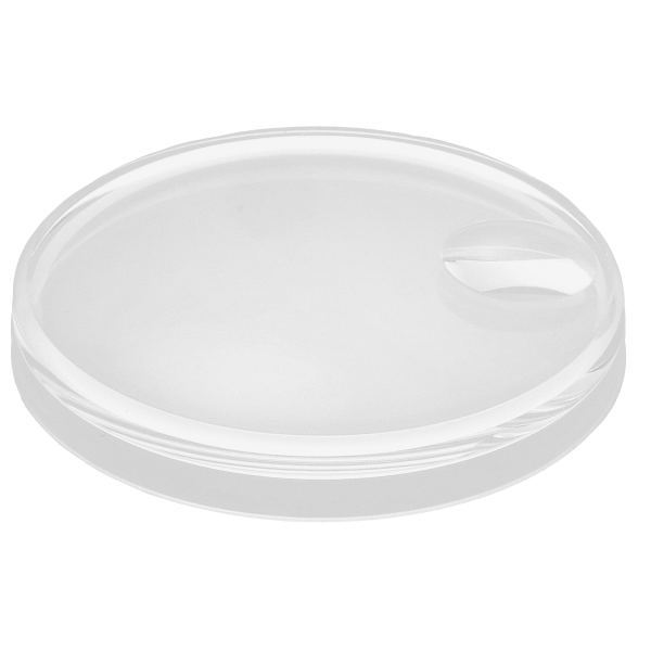 Plastik Glas - mit Lupe (Ø 21,50 mm, Ø 20,60 mm) *alternativ*