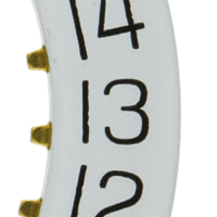Datumanzeiger 3H Weiss / Schwarz