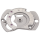 Gestell für Automatik rhodiniert perliert 2.5 mm Absatz spiralig