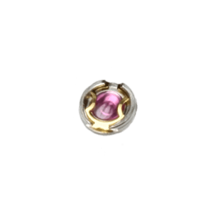 Jewelled shock-absorber, for balance, INCABLOC (main plate)