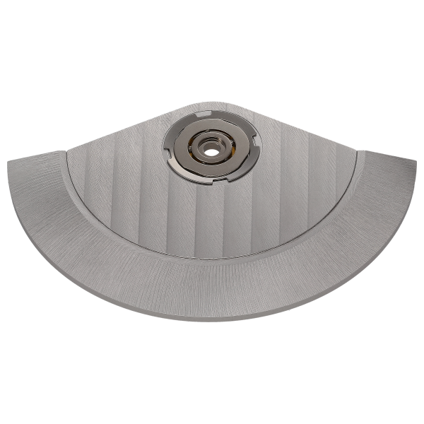 Oscillating weight, rhodium plated côte de genève right 2 mm