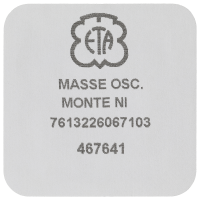 Oscillating weight, nickel plated