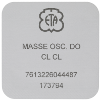 Oscillating weight gold plated surface crossover spiral surface crossover spiral