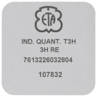 Date indicator 3H black/white