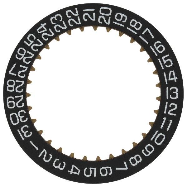 Datumanzeiger 4H Schwarz/Weiss