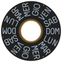 Tagesanzeiger 3H Schwarz/Weiss (Italienisch)