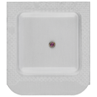 Jewelled shock-absorber, for balance, INCABLOC (main plate)