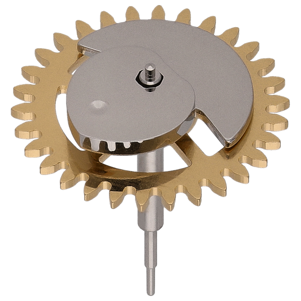 Minute-counting wheel