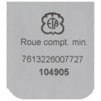 Minute-counting wheel