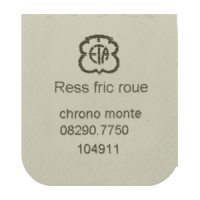 Friction spring for chronograph wheel