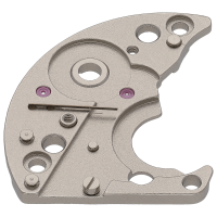 Chronograph bridge, nickel plated