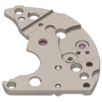 Chronograph bridge, nickel plated