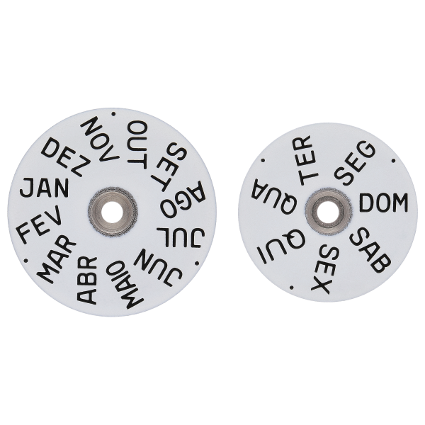 Month and day indicator set