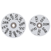 Month and day indicator set