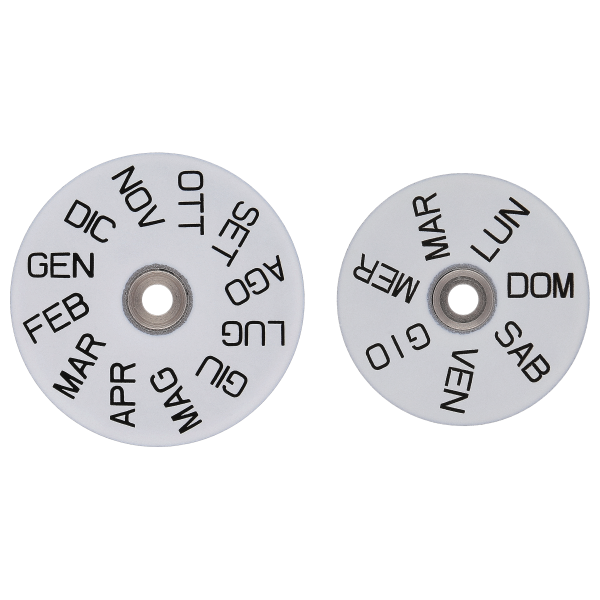 Month and day indicator set