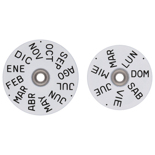 Month and day indicator set