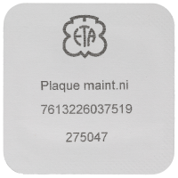 Indicator maintaning small plate