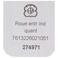 Date indicator driving wheel