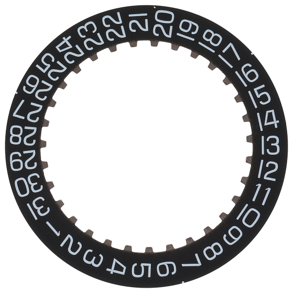 Date indicator 4H30 black/white