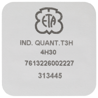 Date indicator 4H30 black/white