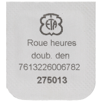 Double–toothed hour wheel