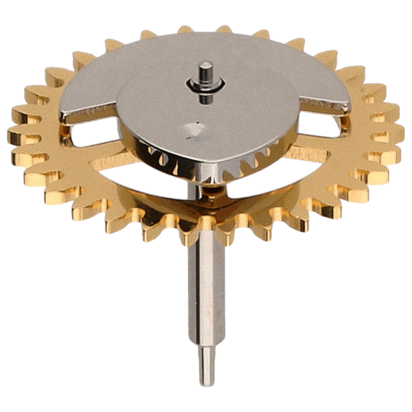 Minute-counting wheel