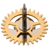 Minute-counting wheel