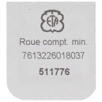 Minute-counting wheel