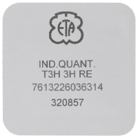 Datumanzeiger 3H Weiss/Schwarz