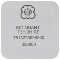 Datumanzeiger 3H Schwarz/Weiss