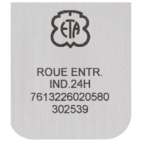 Mitnehmerrad für Stundenanzeiger 24h