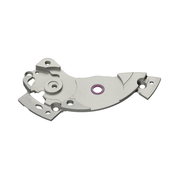 Barrel bridge, rhodium plated