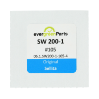 Barrel bridge, rhodium plated