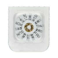 Day indicator 3H white/black (English/Chinese)