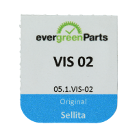 Screw for pallet bridge, blue