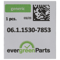 Screw for train wheel bridge, long, thread Ø 1,00 mm *generic*