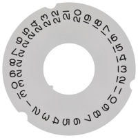 Datumscheibe weiß *alternativ*