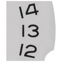 Datumscheibe weiß *alternativ*