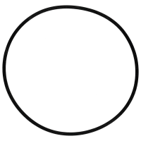 Gasket for caseback  flat *generic*